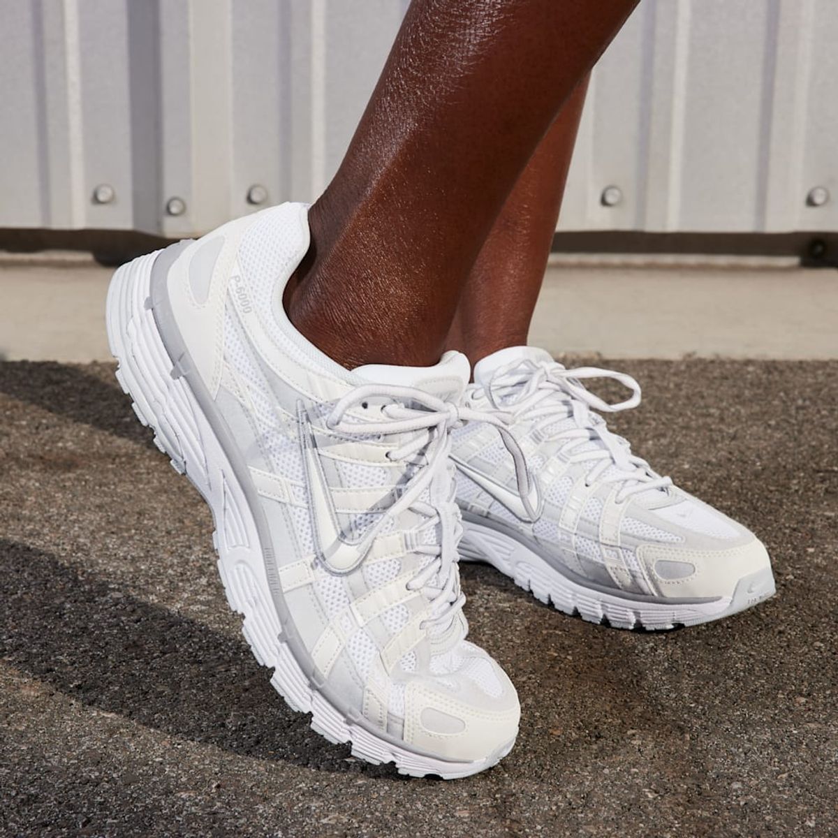 NIKE - Zapatillas Nike P-6000 Blanco Mujer - Blanco