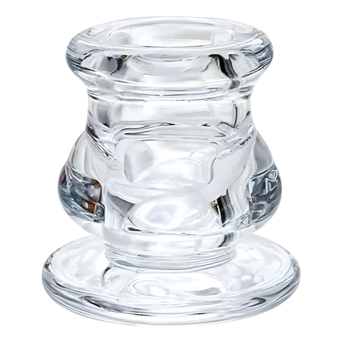 GENERICO - Candelabro vidrio base blanco 2