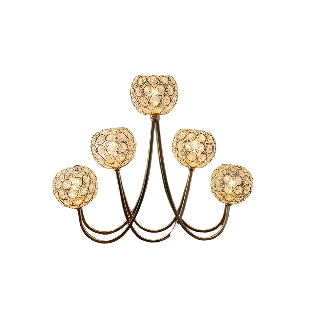 GENERICO - Candelabro 41x47 cm dorado