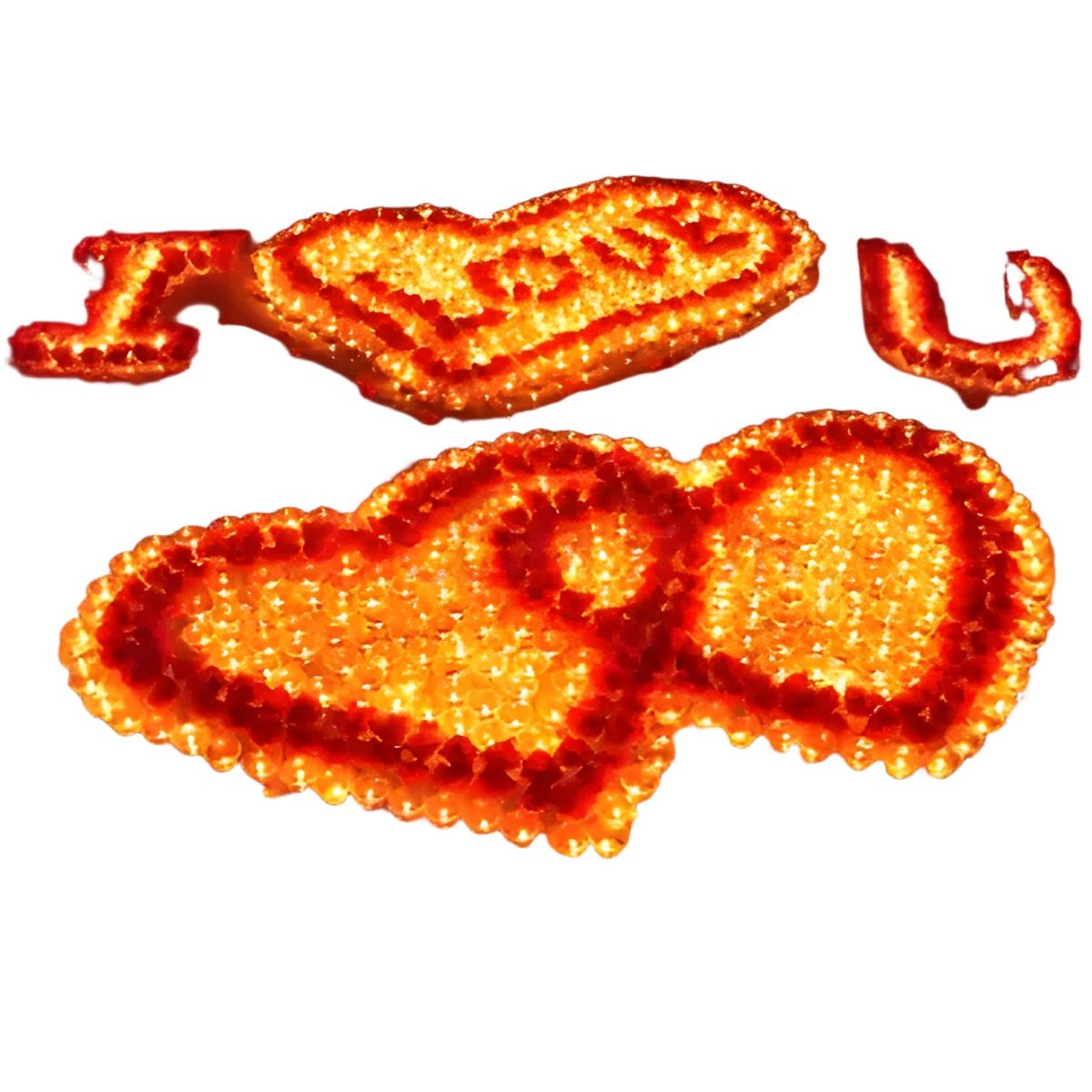 GENERICO - Velas corazón rojas pack 10 unidades