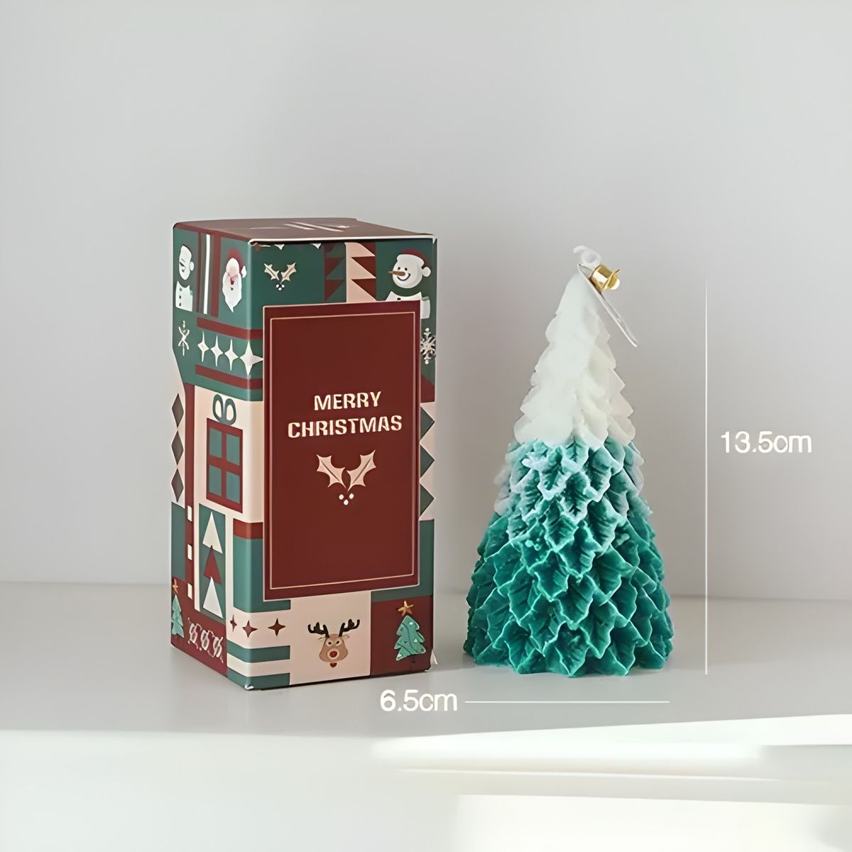 GENERICO - Pack 2 velas navidad decorativas