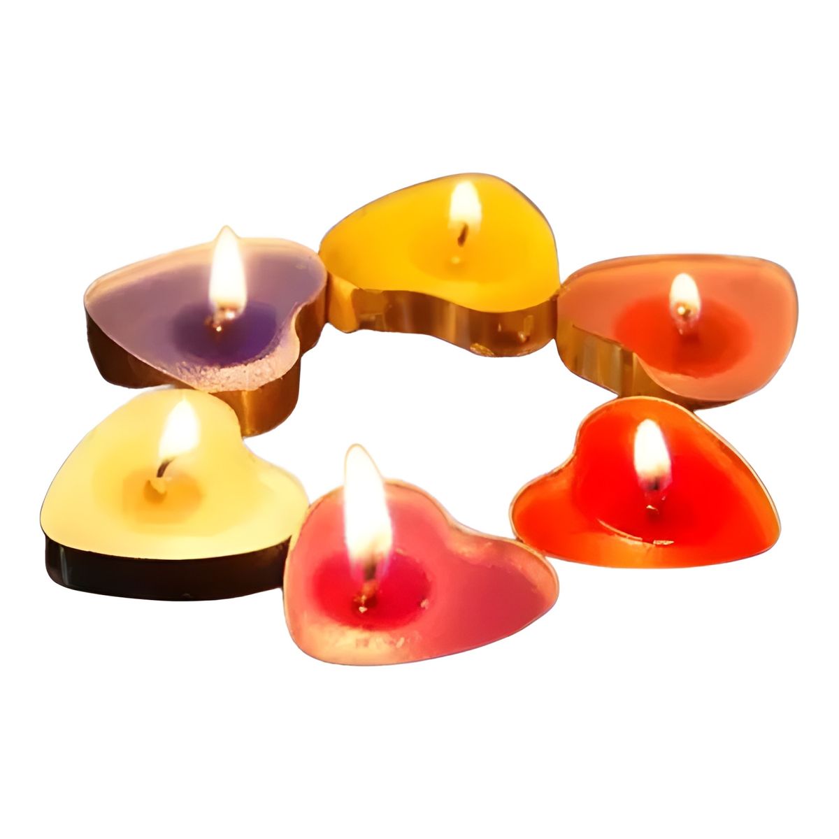 GENERICO - Velas aromáticas corazón san valentín rojo