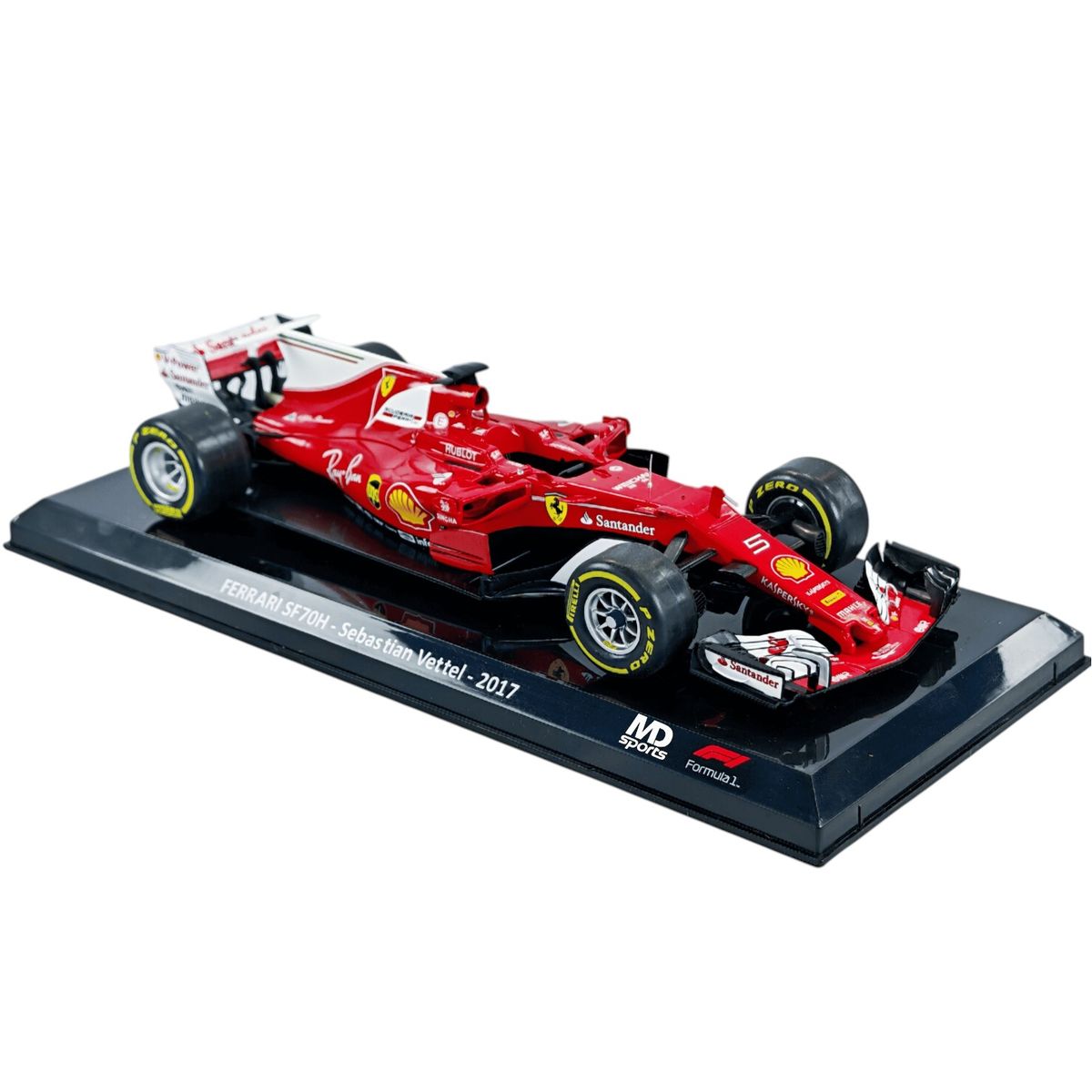 FORMULA 1 - Auto Formula 1 Ferrari SF70H #5 Sebastian Vettel 2017 Caja Normal Premium Collect 1:24