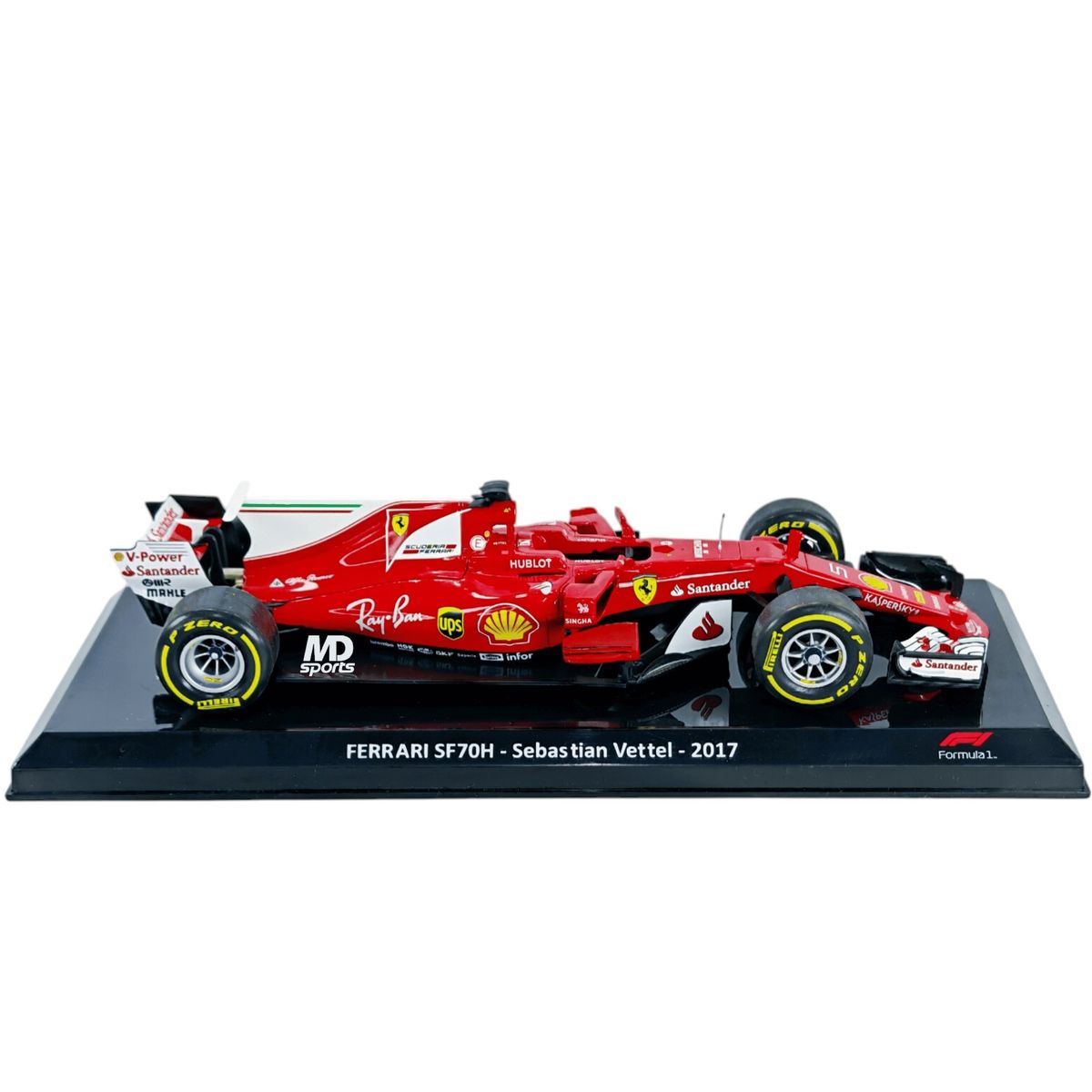 FORMULA 1 - Auto Formula 1 Ferrari SF70H #5 Sebastian Vettel 2017 Caja Normal Premium Collect 1:24