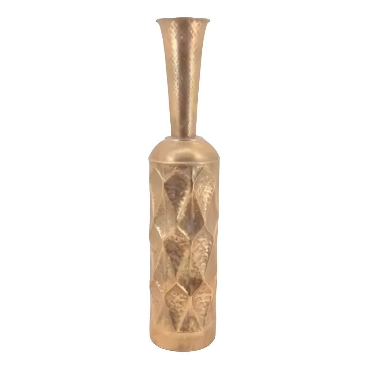GENERICO - Vasija vintage metálica decorativa cobre