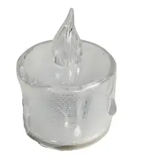 GENERICO - Pack 24 velas LED efecto llama luz cálida
