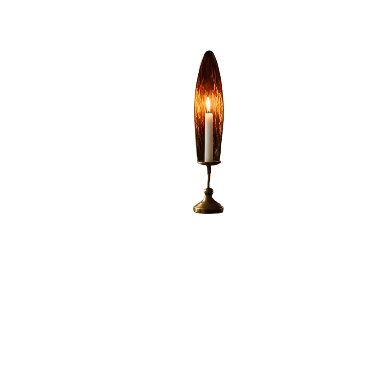 GENERICO - Candelabro ala metálico cobre 2