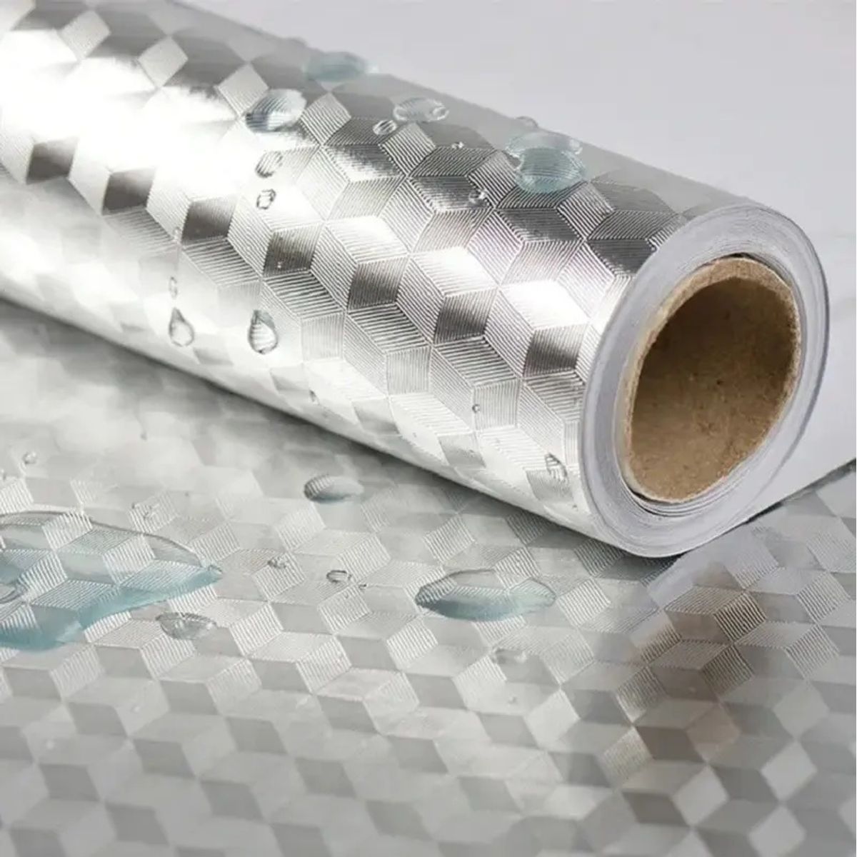 GENERICO - Papel Aluminio Autoadhesivo para Cocina 30x40 cm
