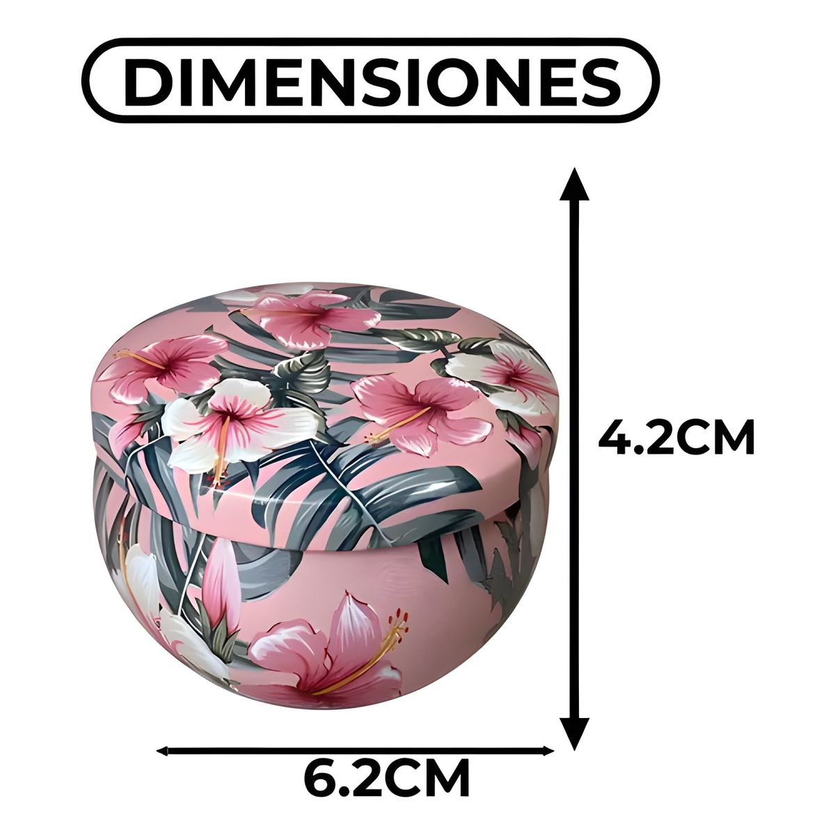GENERICO - Frascos aluminio para velas 65 ml pack 20