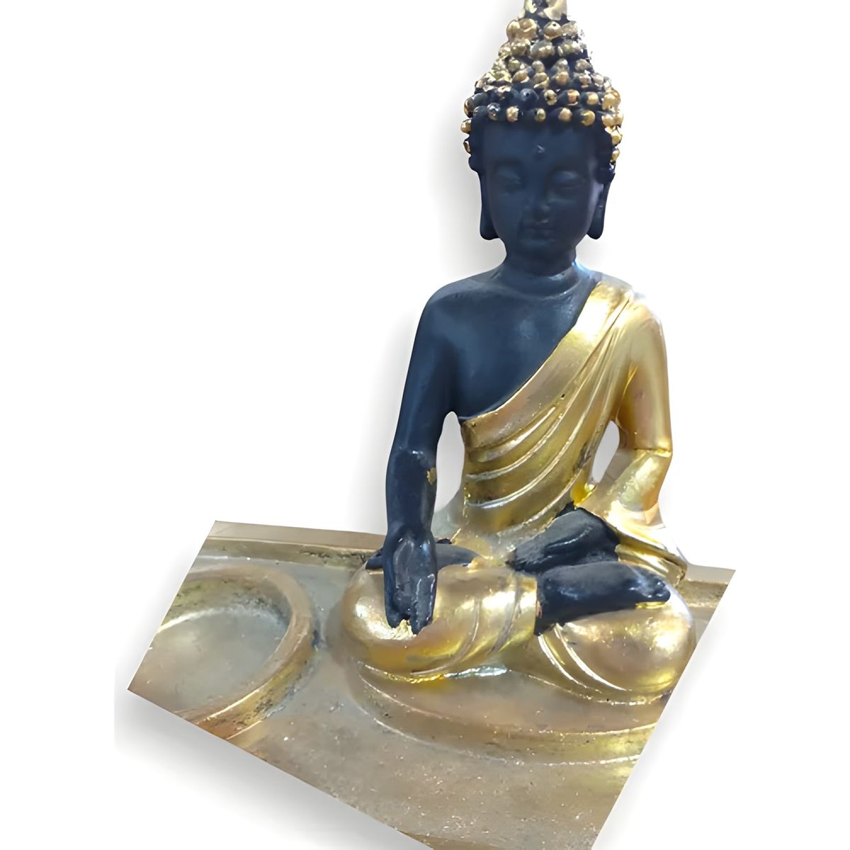 GENERICO - Porta vela buda dorado