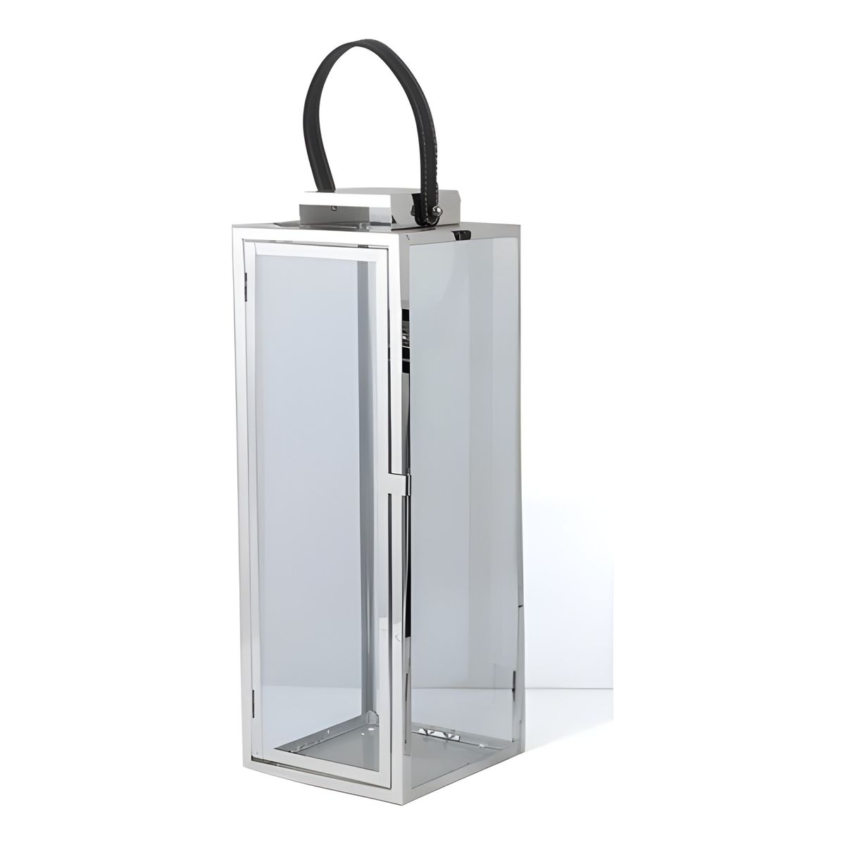 GENERICO - Farol con asa de cuero 50 cm