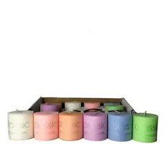 GENERICO - Pack 12 velas aromáticas surtidas 6