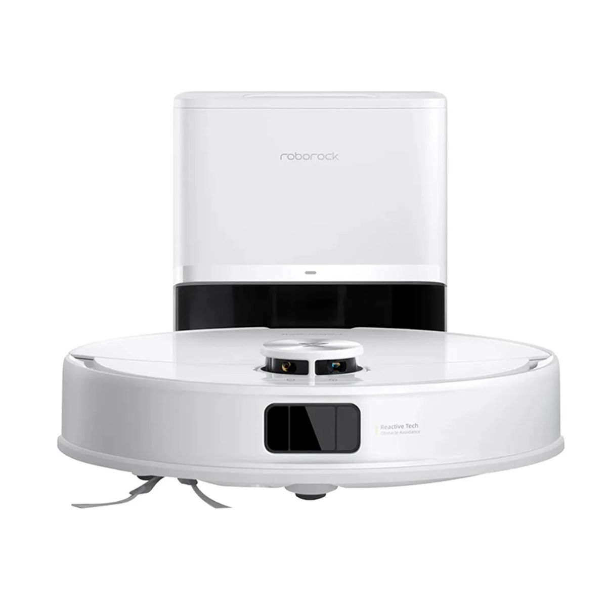 JONR - Roborock Q10 VF+ Robot aspiradora y trapeador con autovaciado, succión de 10000 Pa Blanco