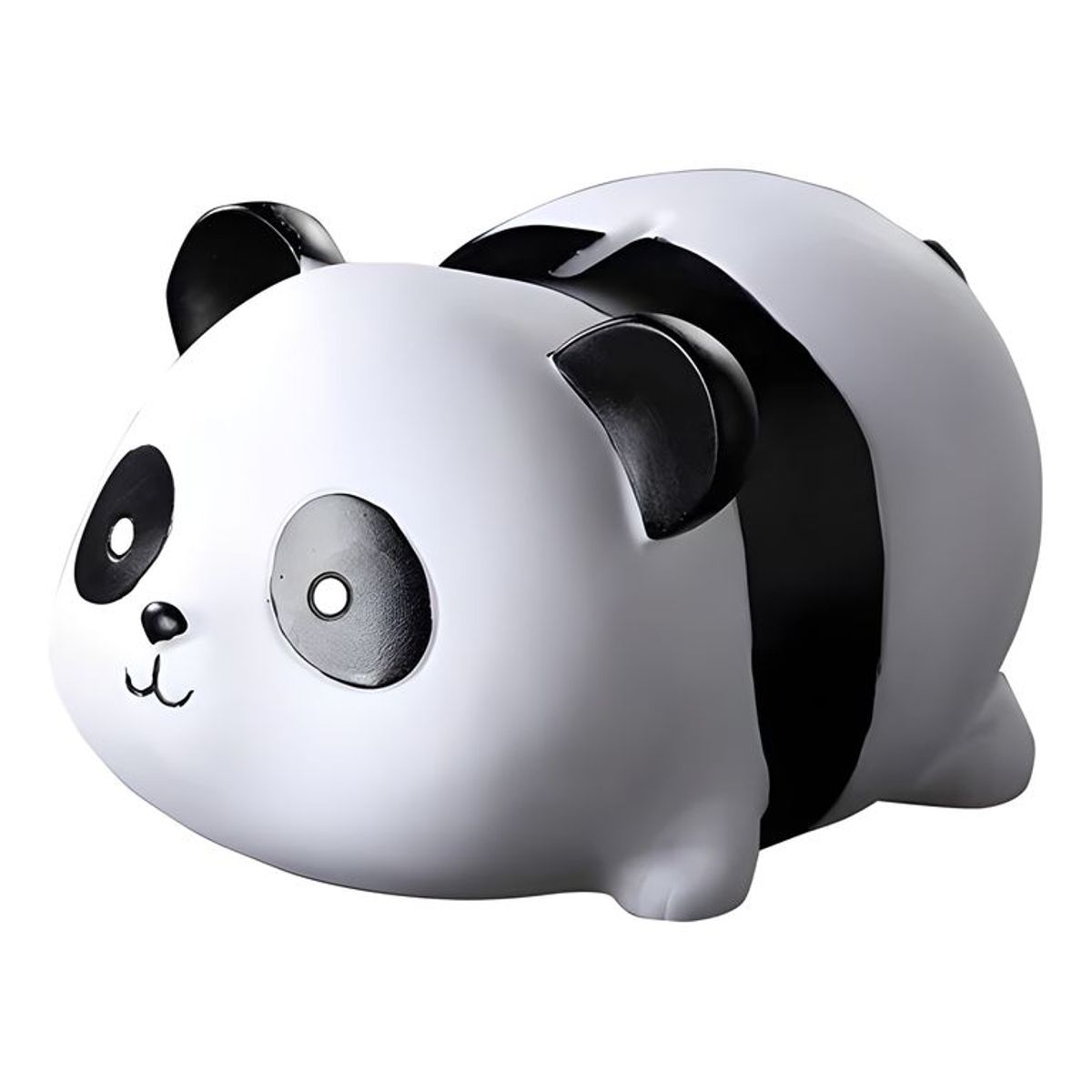 GENERICO - Alcancía panda anticaída para monedas blanco