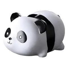 GENERICO - Alcancía panda anticaída para monedas blanco