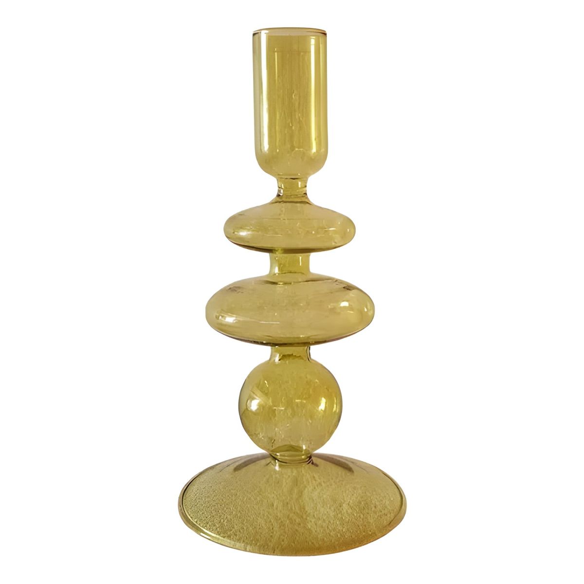 GENERICO - Candelabro acrílico decorativo dorado