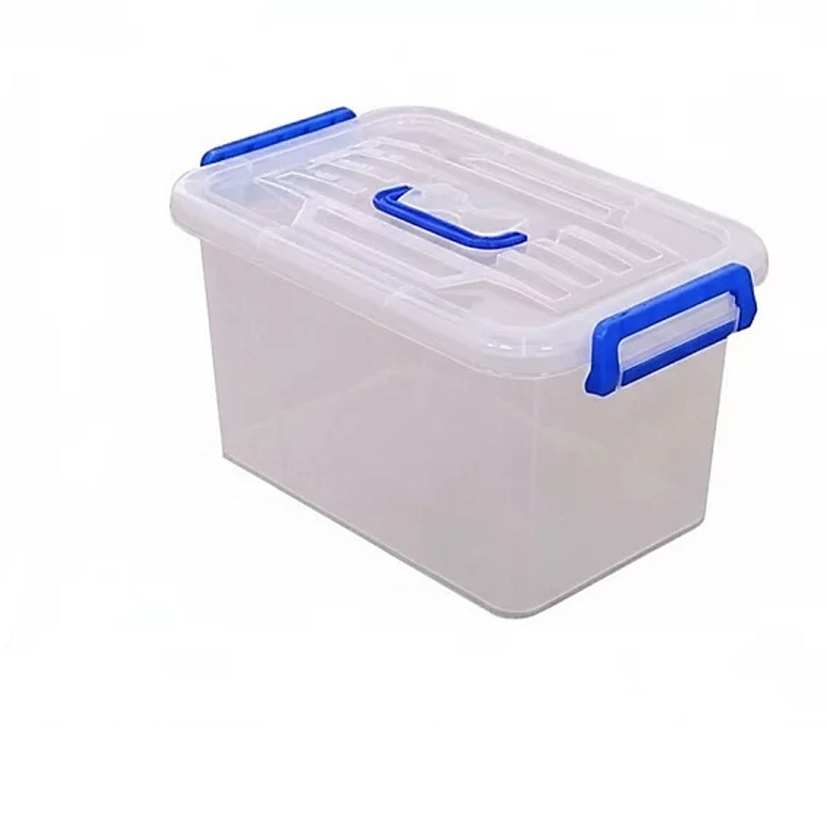 GENERICO - Caja de almacenamiento de plástico con tapa, transparente 38.7 x 26.5 x 20.7 cm