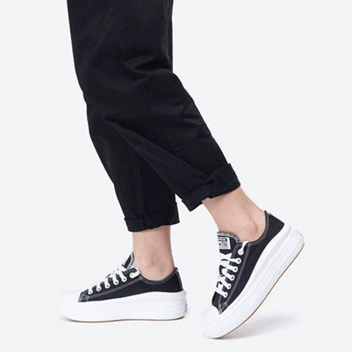 CONVERSE - Chuck Taylor All Star Move Zapatilla Urbana Mujer Negro Converse