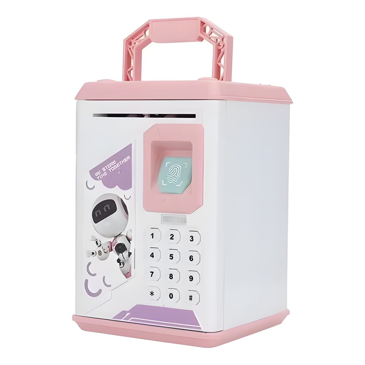 GENERICO - Alcancía infantil tipo caja fuerte con clave 3