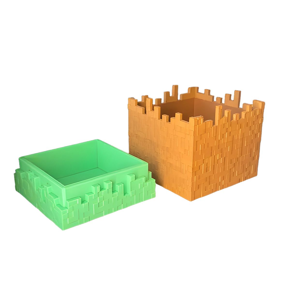 GENERICO - Alcancía estilo videojuego cubo verde