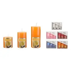 GENERICO - Velas aromáticas para el hogar pack 3 unidades