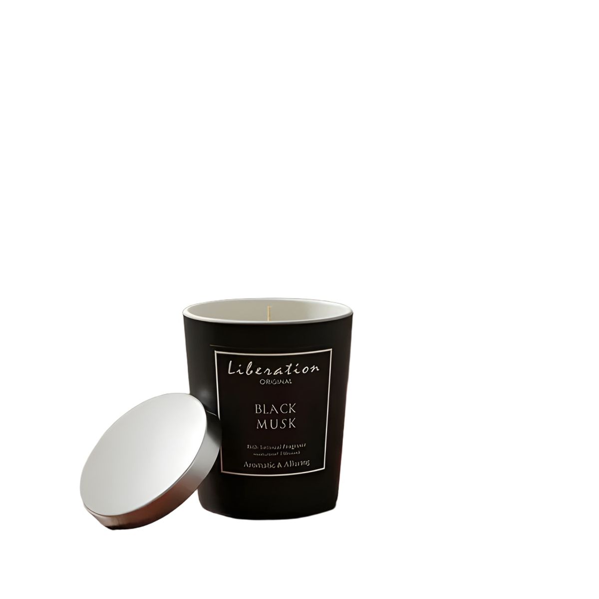 GENERICO - Vela decorativa aromática para regalo negro