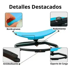 GENERICO - Silla Giratoria 360° Sensorial Autismo Tea Regulación