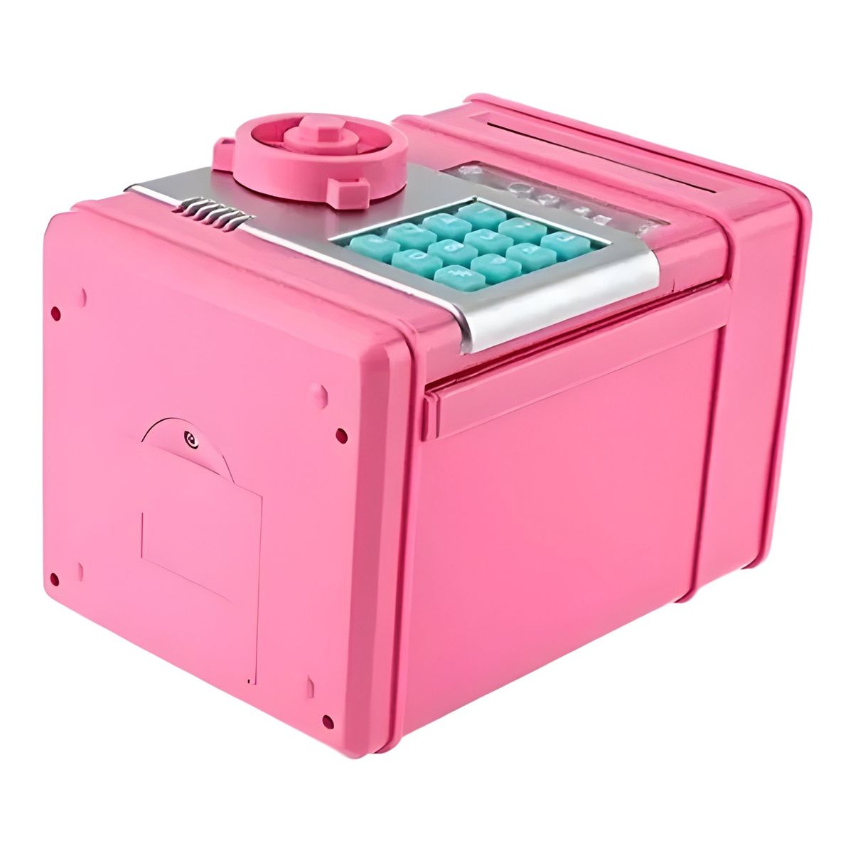 GENERICO - Alcancía electrónica tipo number bank rosa