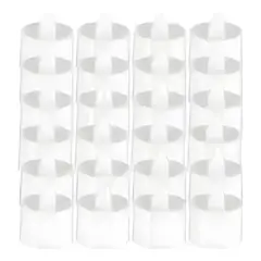 GENERICO - Pack 24 velas led efecto llama blanco 7