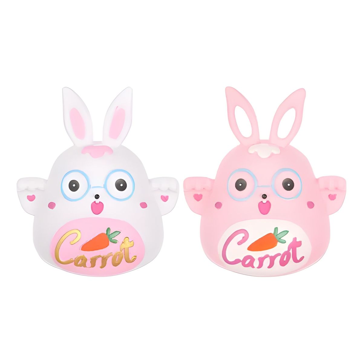 GENERICO - Alcancía infantil pack 2 conejito colores variados