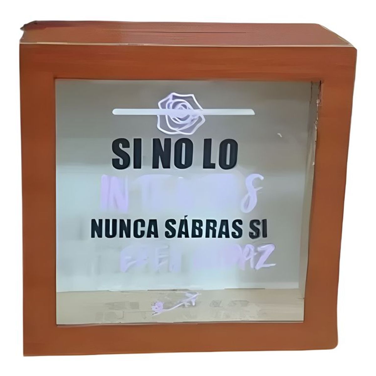 GENERICO - Pack 32 alcancías de madera personalizadas 19x19x9 cm