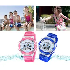 GENERICO - Reloj Digital Para Niños Con Correa De Goma Y Cierre Doble