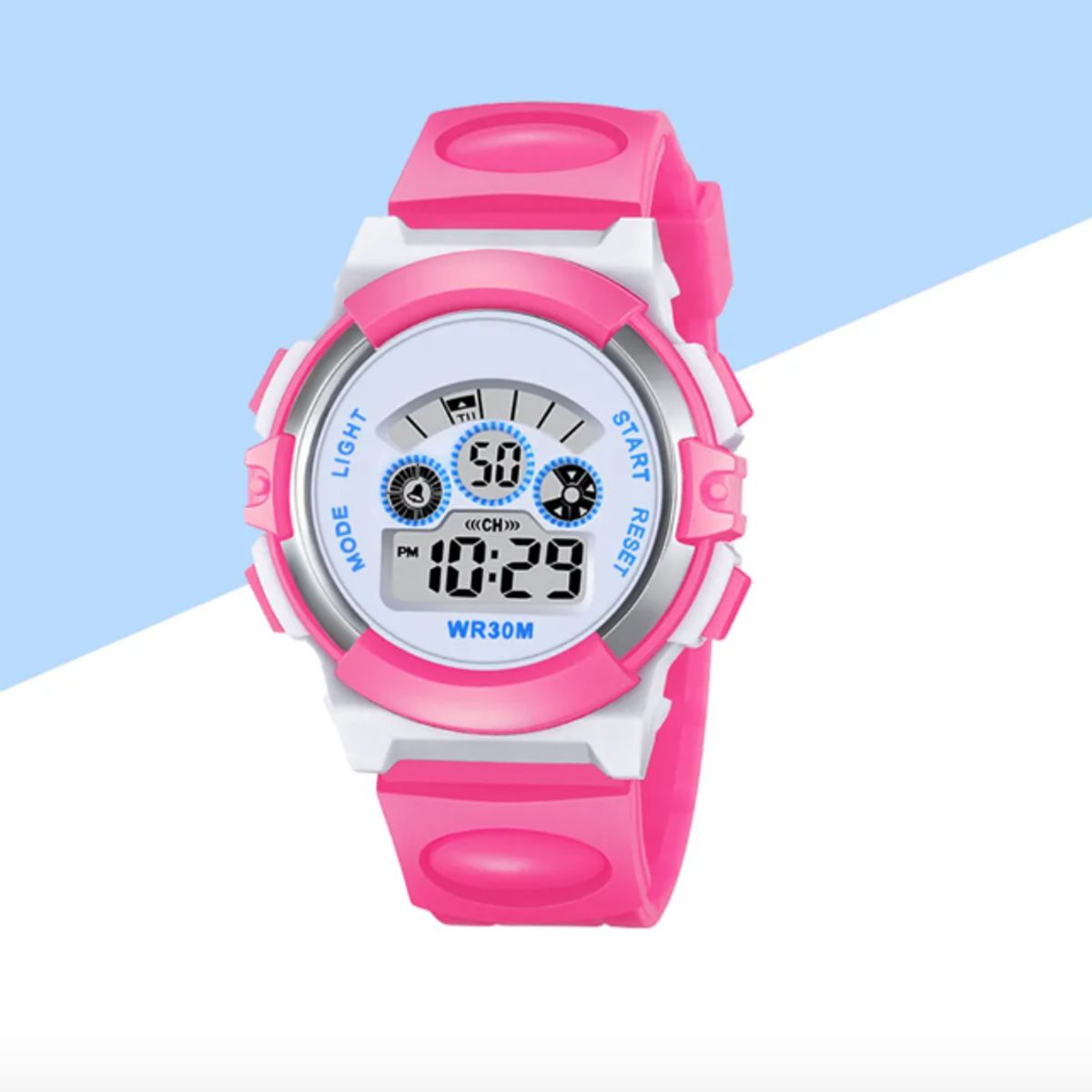 GENERICO - Reloj Digital Para Niños Con Correa De Goma Y Cierre Doble