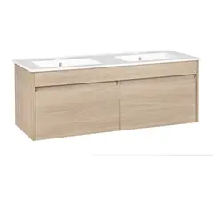 DUSCHY - Mueble Vanitorio 120x45x45 cm Gris Olmo Siri