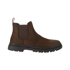 BAMERS - Botas Hombre Cuero Chelsea Café