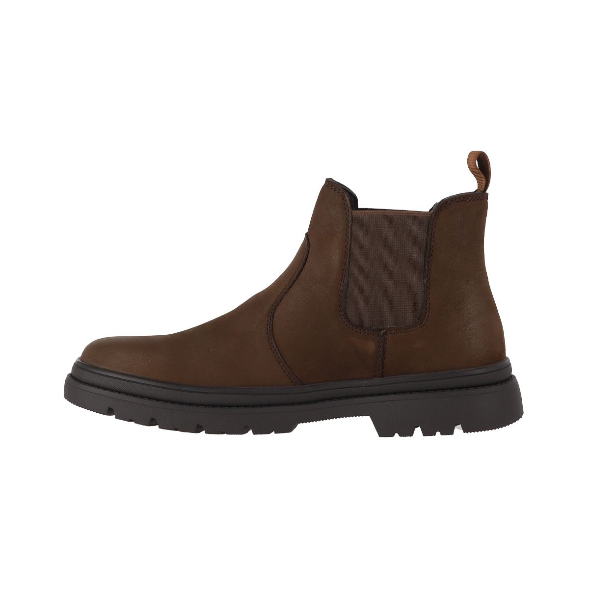 BAMERS - Botas Hombre Cuero Chelsea Café Bamers