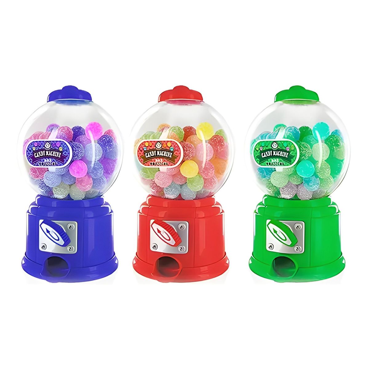 GENERICO - Alcancía dispensador dulces tipo máquina pack 3