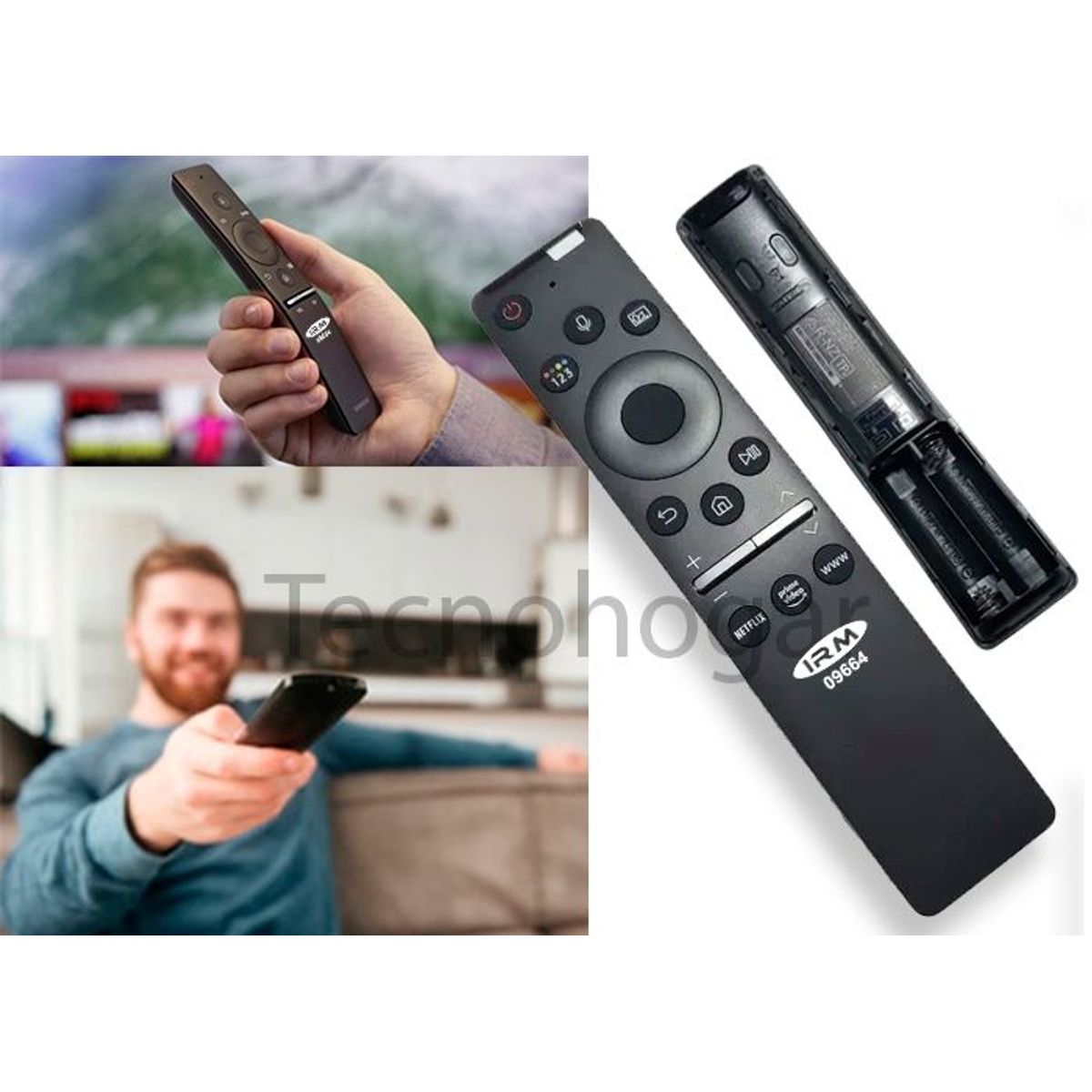 GENERICO - Control Smart Tv Control De Voz Compatible Samsung Series