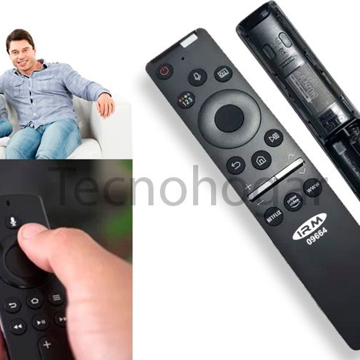GENERICO - Control Smart Tv Control De Voz Compatible Samsung Series
