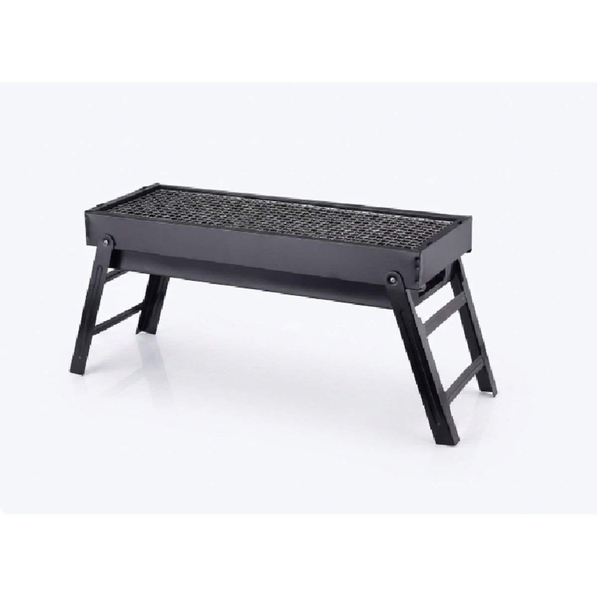 IRM - Parrilla BBQ Carbon Portatil Plegable TL-353 Acero Asado Camping Jardin Playa Hogar Exterior