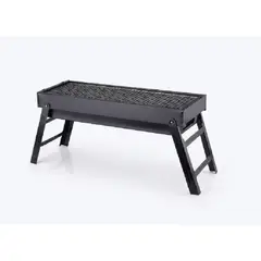 IRM - Parrilla BBQ Carbon Portatil Plegable TL-353 Acero Asado Camping Jardin Playa Hogar Exterior