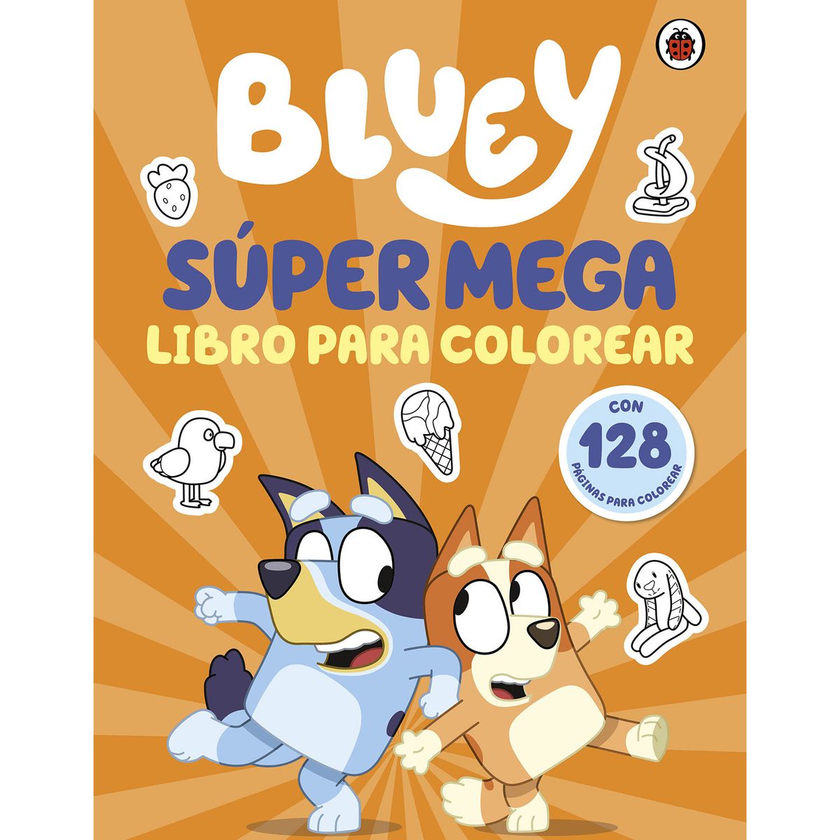 PENGUIN RANDOM HOUSE - Libro Bluey. Super Mega Libro Para Colorear