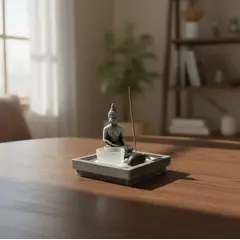 GENERICO - Porta Vela De Buda Con Porta Vela Candelabro