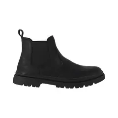 BAMERS - Botas Hombre Cuero Chelsea Negro