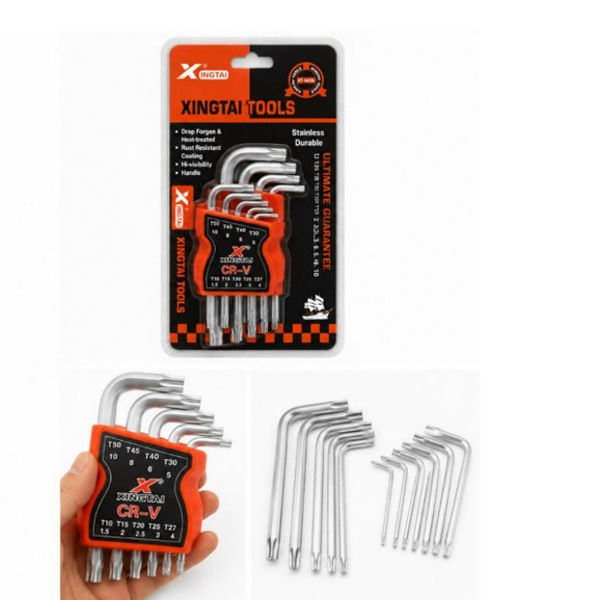 OEM - Juego de Llaves Torx y Allen Xingtai Tools CR-V Compacto