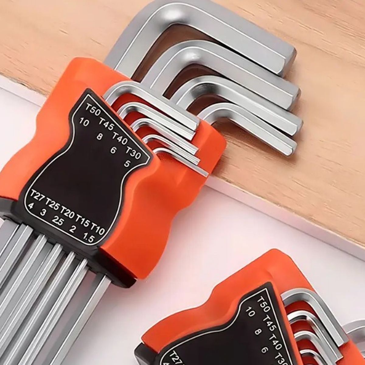 OEM - Juego Llaves Allen Hexagonales y Torx Xingtai Tools CR-V 18 Piezas