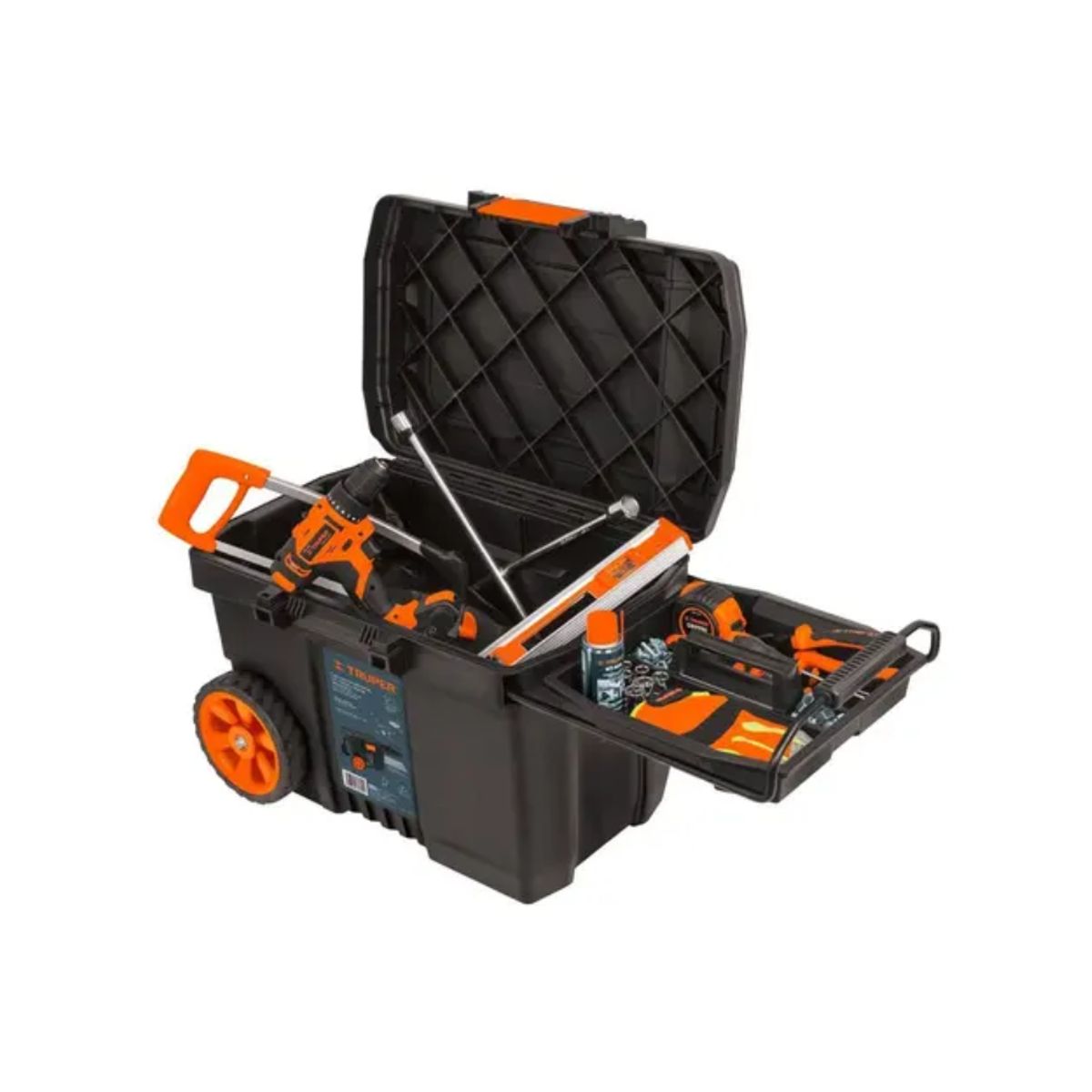 TRUPER - Caja Herramientas Truper 23 Con Ruedas CHP23R 10902 Reforzada