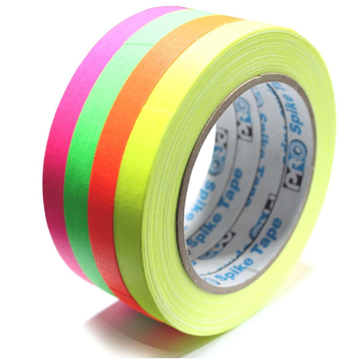 PRO TAPES - Pack Cinta Gaffer 4 colores fluor 18MTS Pro Tapes PROTAPES 4