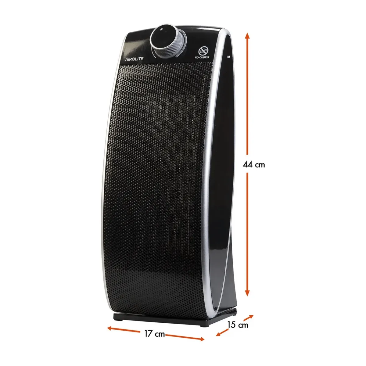 AIROLITE - Termoventilador Ceramico Oscilante Airolit 2000w Curve Tower