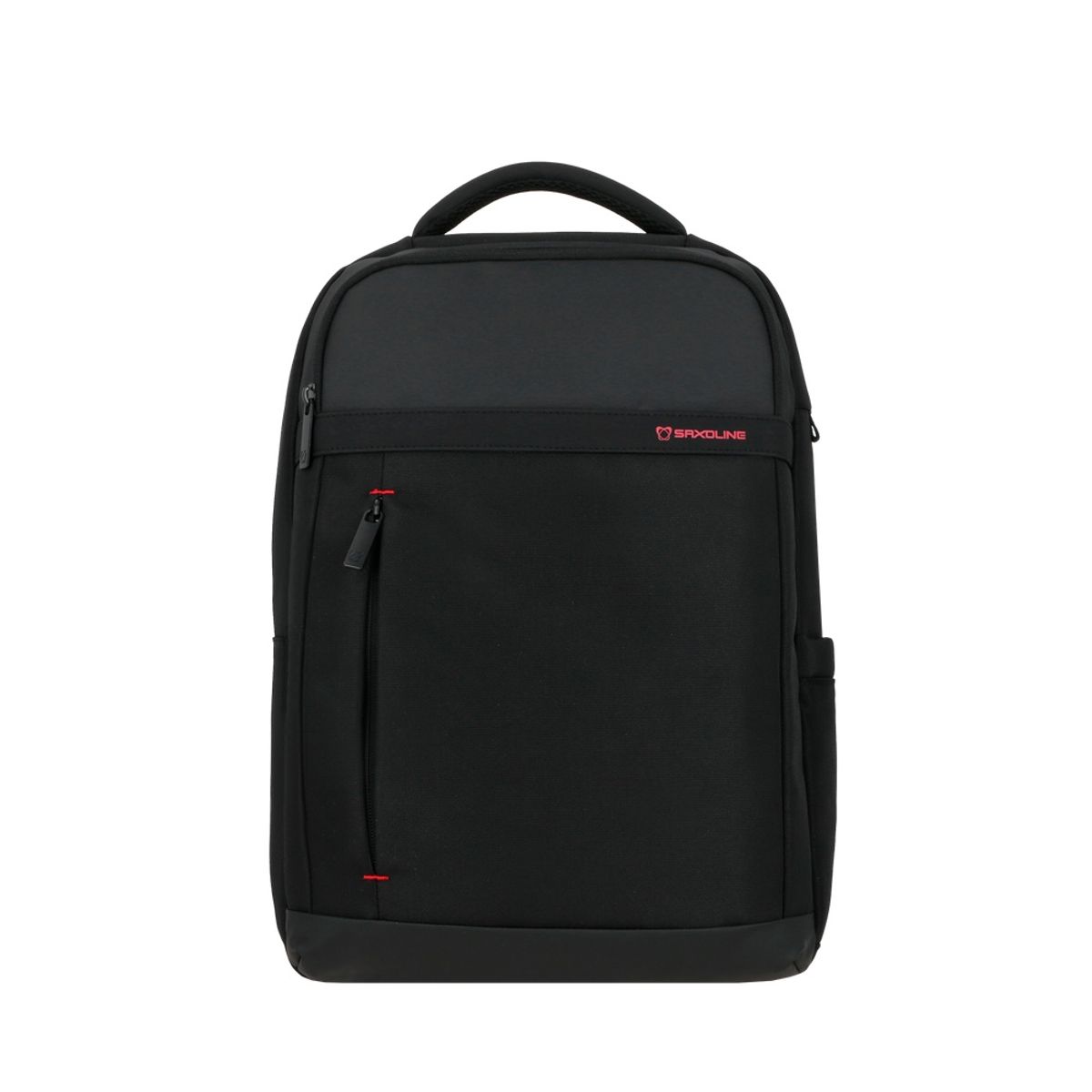SAXOLINE - Mochila Notebook 15" Saxoline Century Mediana Poliéster Negro y Rojo